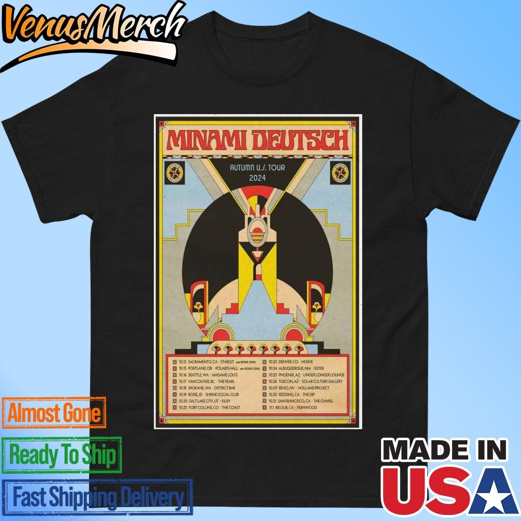 Official Minami Deutsch Autumn US Tour 2024 Poster Shirt