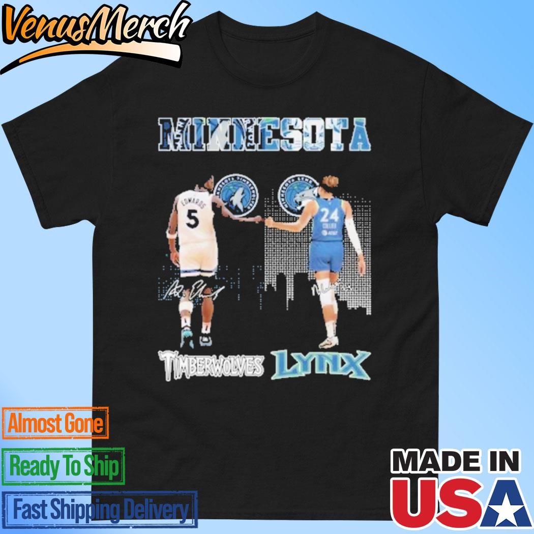 Official Minnesota Timberwolves Minnesota Lynx True Basketball Spirit T-Shirt