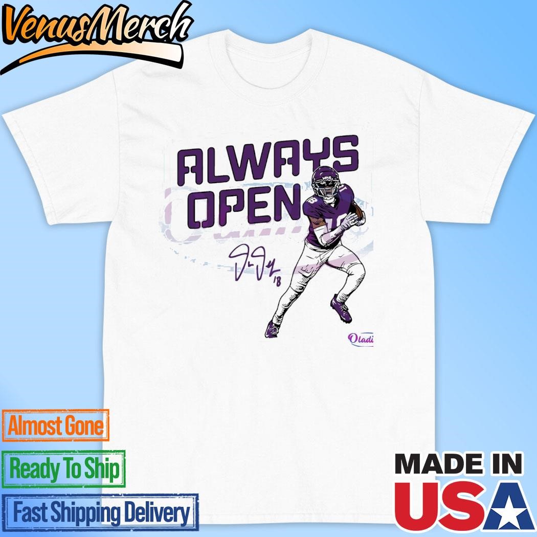 Official Minnesota Vikings Justin Jefferson Always Open Shirt