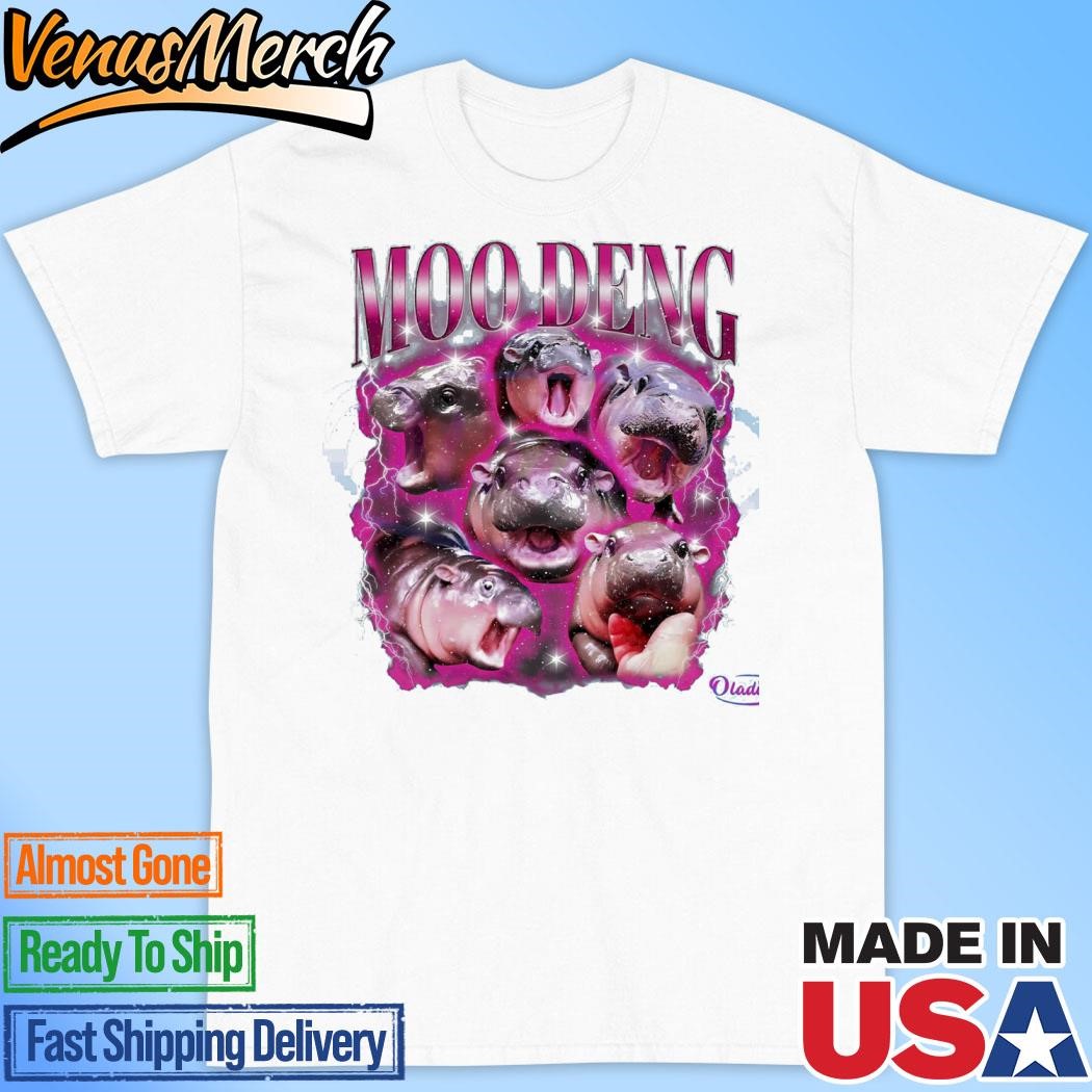 Official Moo Deng Hippo Memes Sublimation Shirt