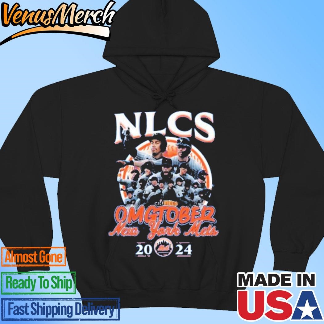 Official NLCS 2024 OMGTOBER New York Mets Team Hoodie