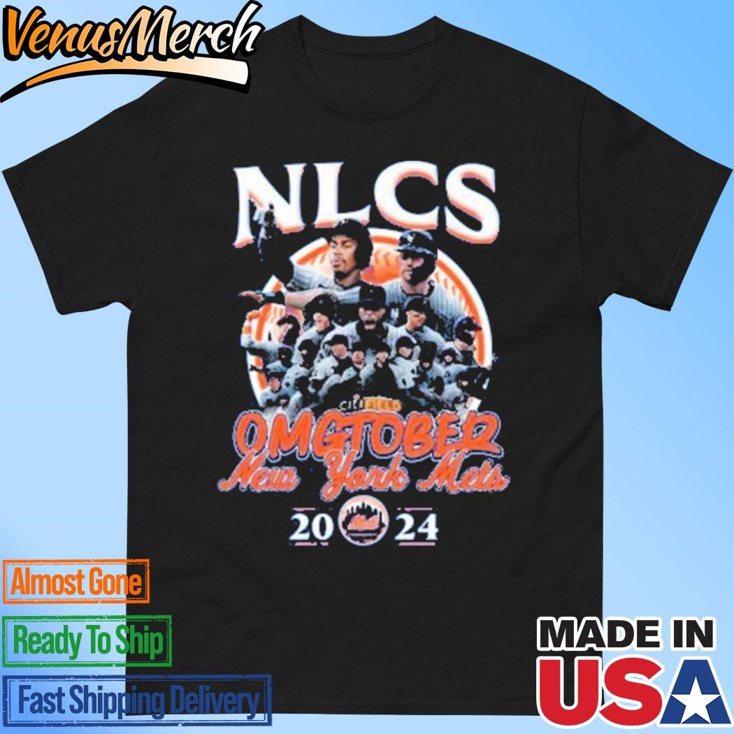 Official NLCS 2024 OMGTOBER New York Mets Team Shirt