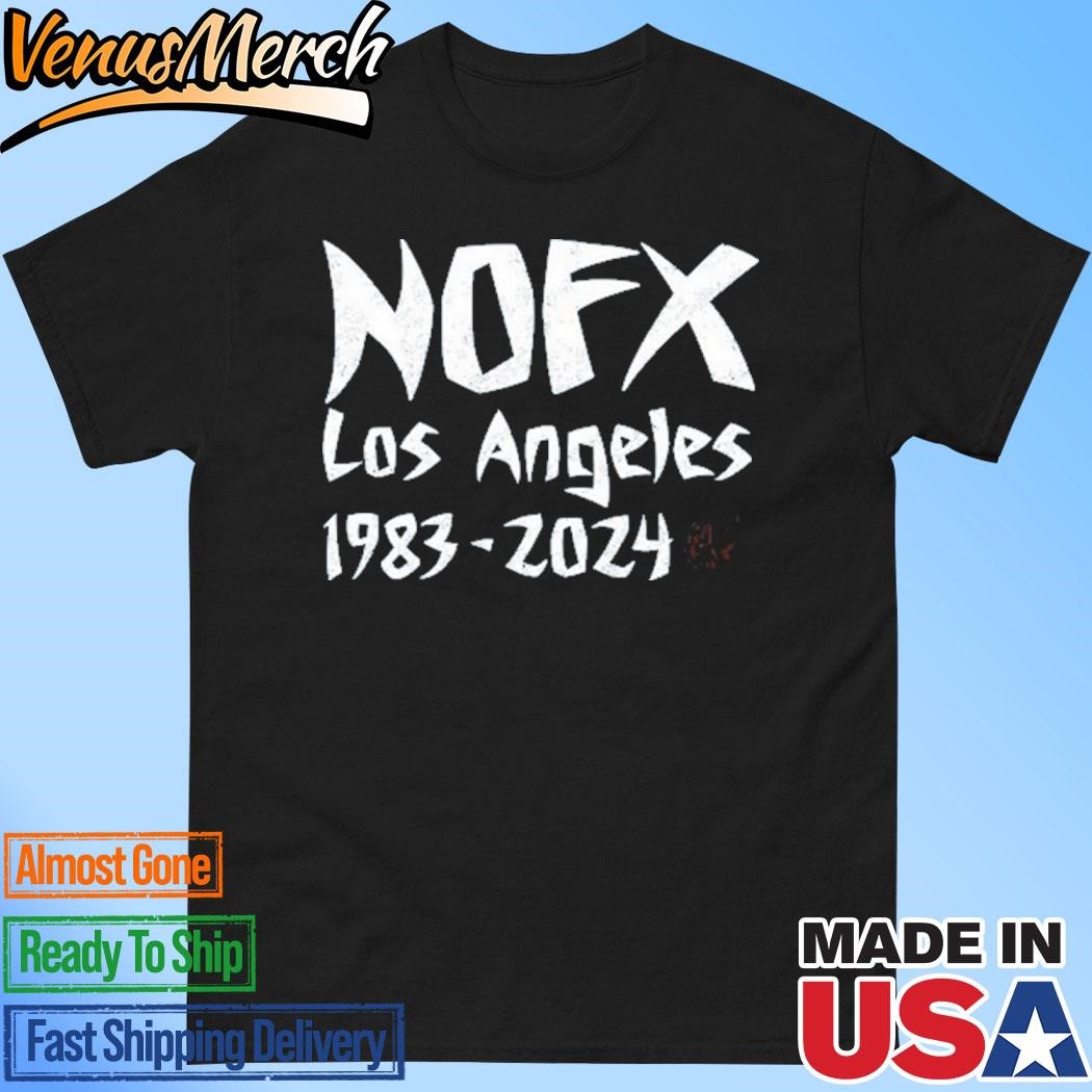 Official NOFX 1983-2024 Punk Rock T-Shirt