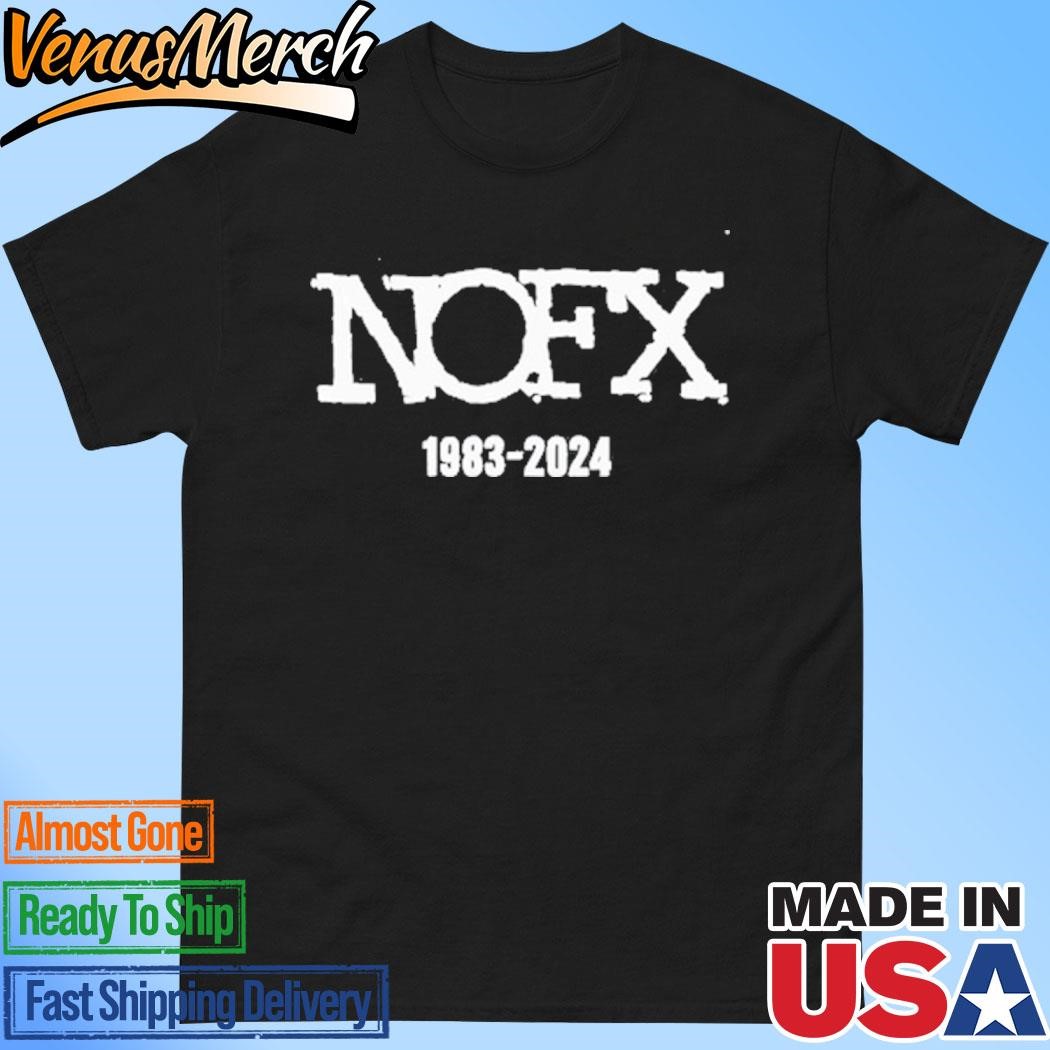 Official NOFX 1983-2024 Show In San Pedro, California Oct 6 2024 Shirt