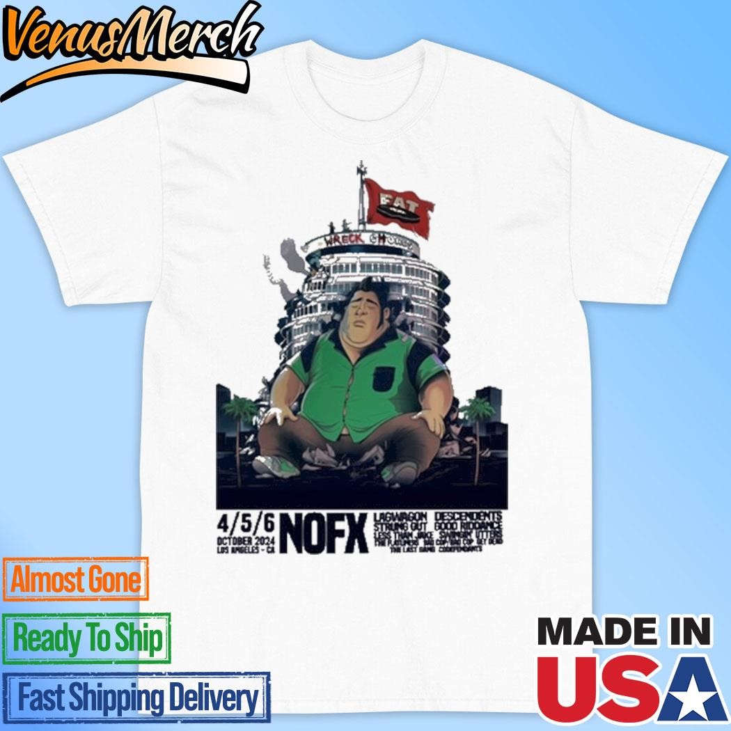 Official NOFX October 2024 Los Angeles CA T-Shirt