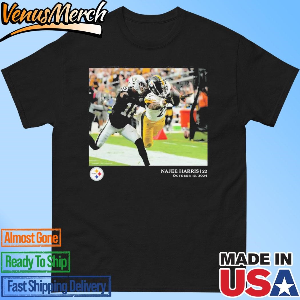 Official Najee Harris Pittsburgh Steelers NFL Flash Features Week 6 T-Shirt