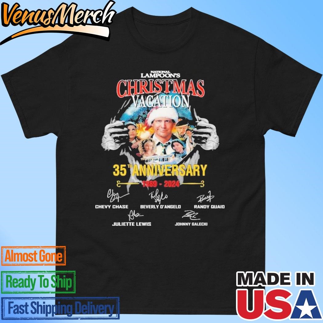 Official National Lampoon’s Christmas Vacation 35th Anniversary 1989-2024 T-Shirt