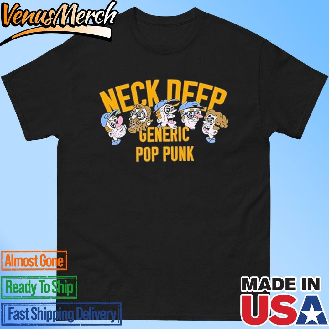 Official Neck Deep Generic Band Member Black Shirt