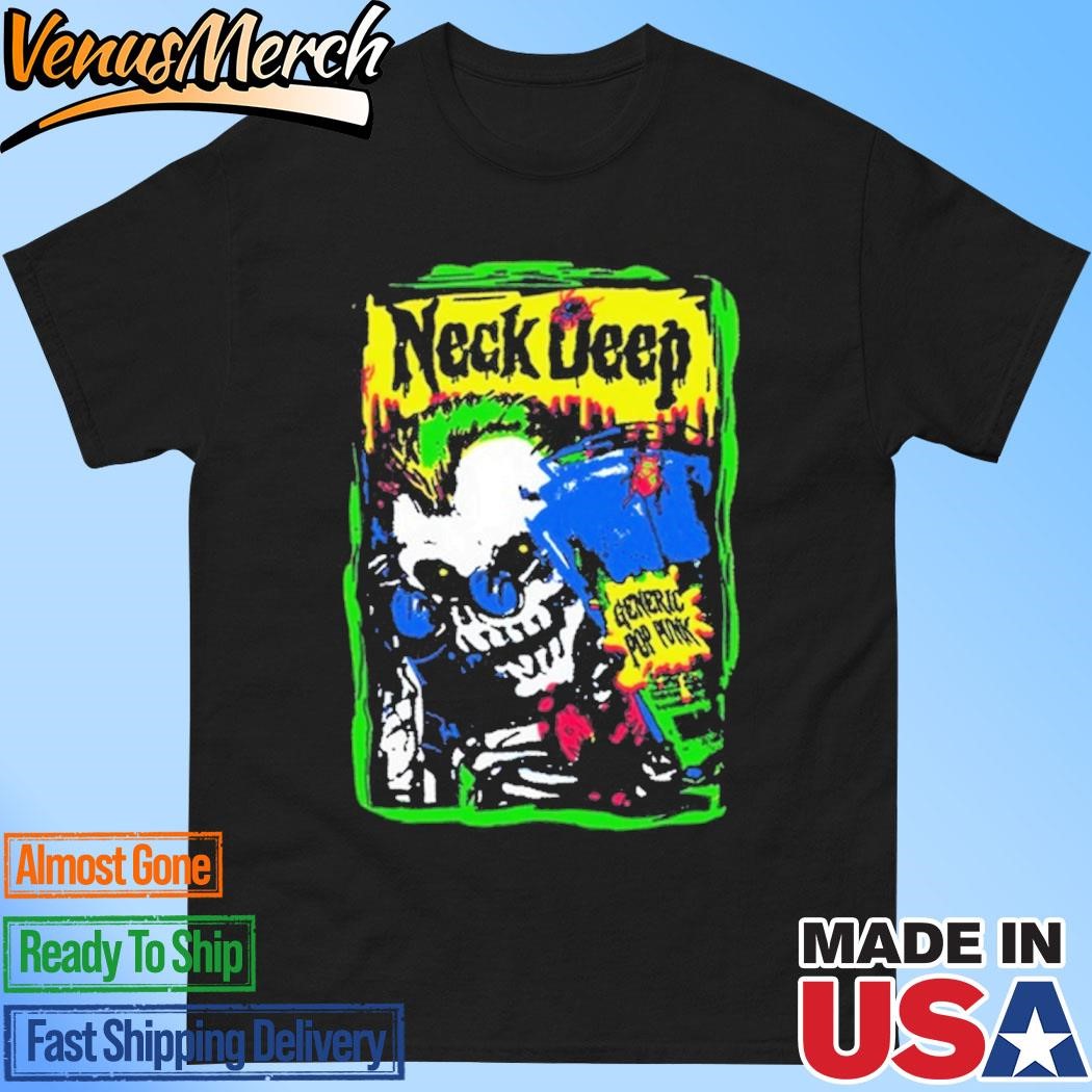 Official Neck Deep Generic Pop Punk Skull Edition T-Shirt