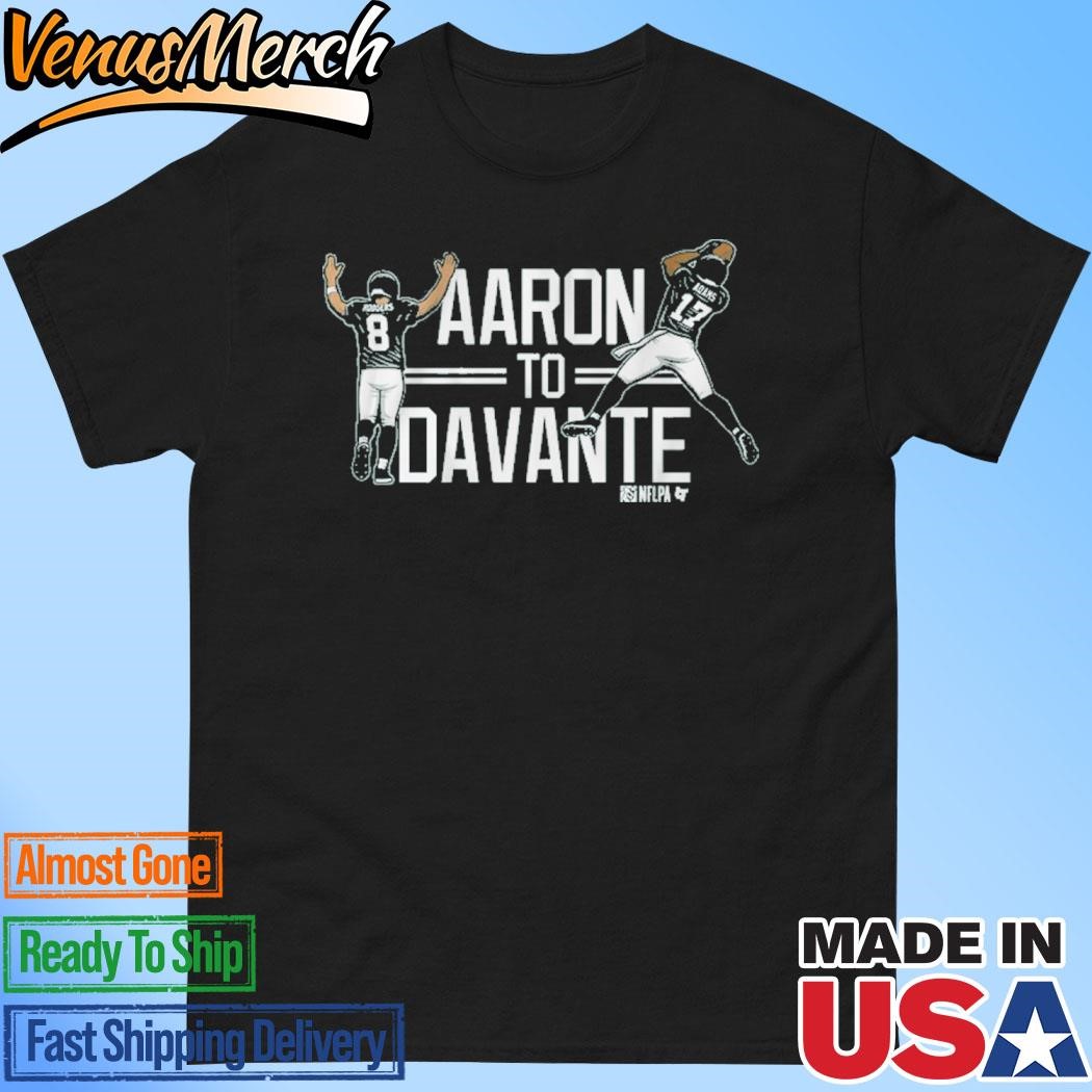 Official New York Aaron Rodgers to Davante Adams Shirt