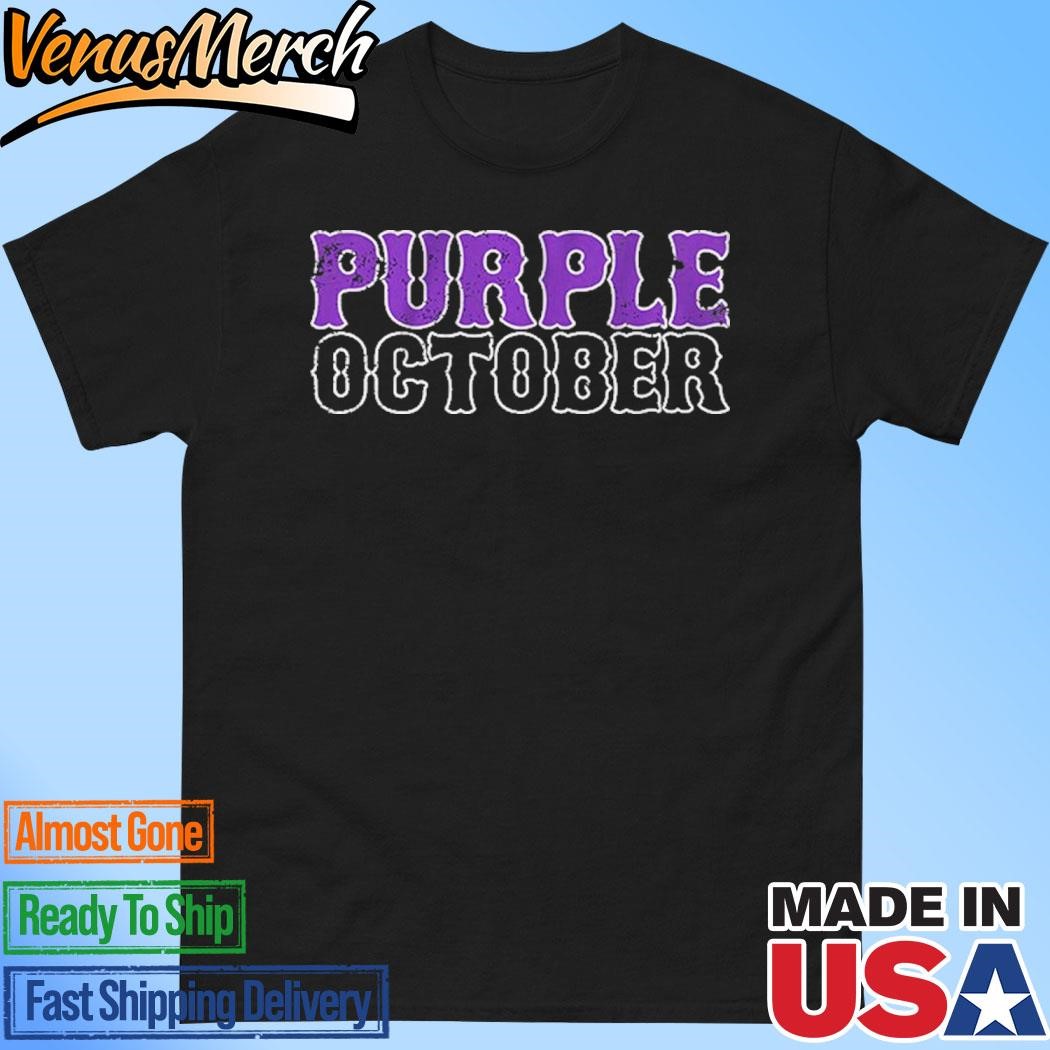 Official New York Baseball Purple October Shirt