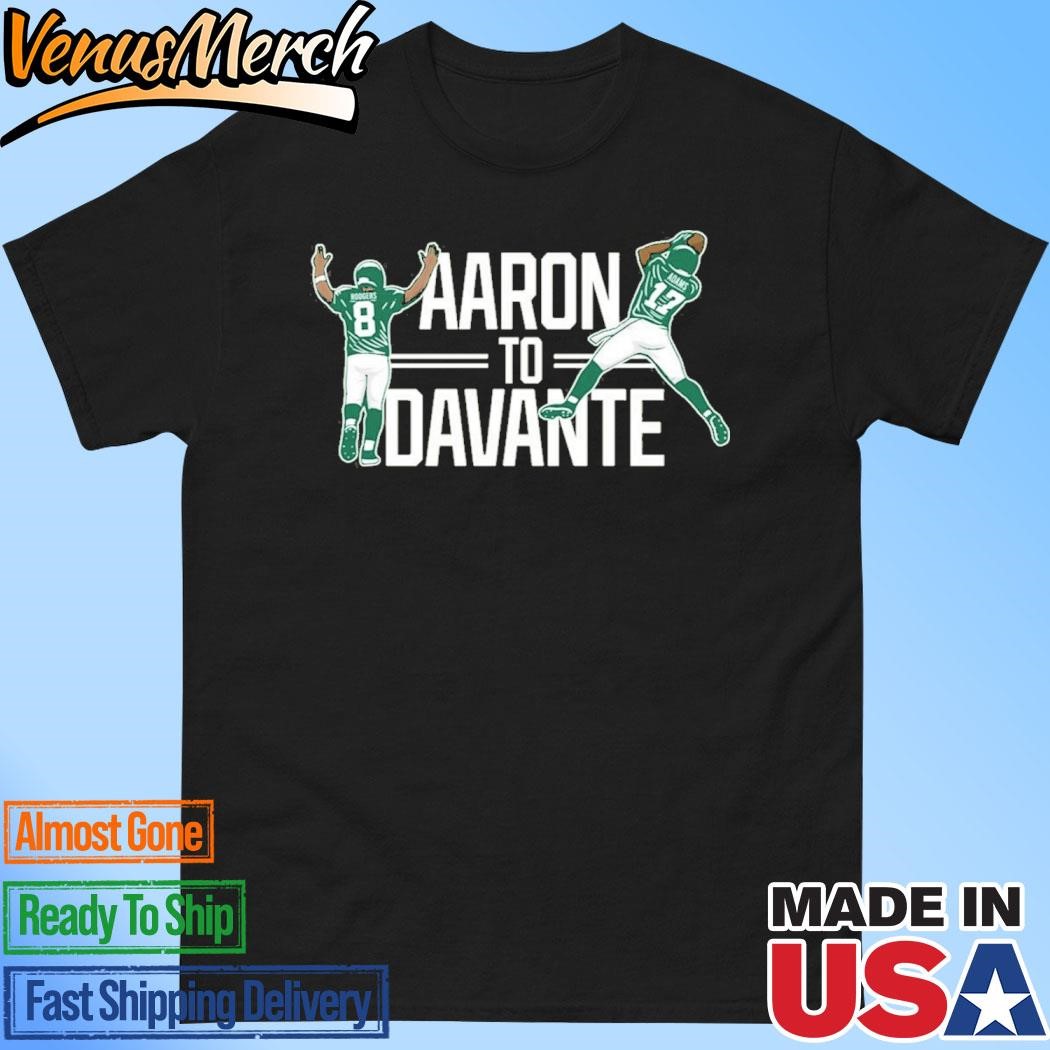 Official New York Jets Aaron Rodgers To Davante Adams Shirt