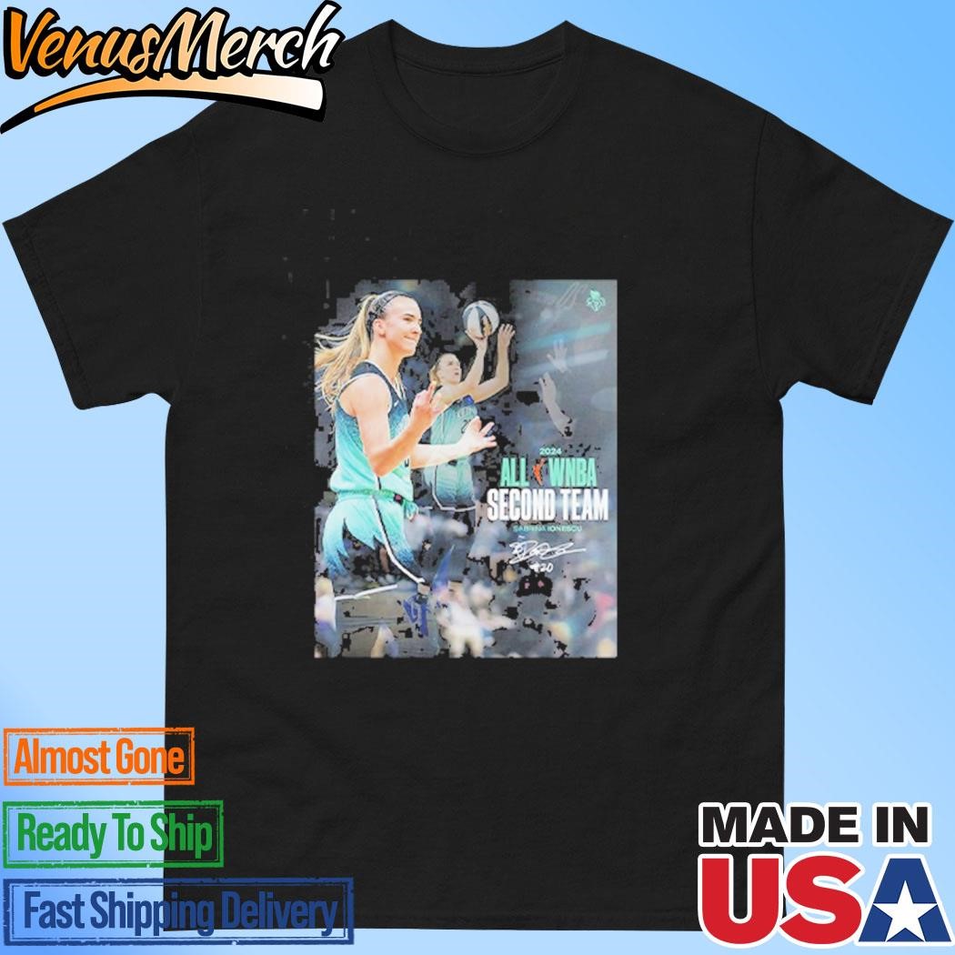 Official New York Liberty 2024 All WNBA Second Team Sabrina Ionescu Signature Shirt