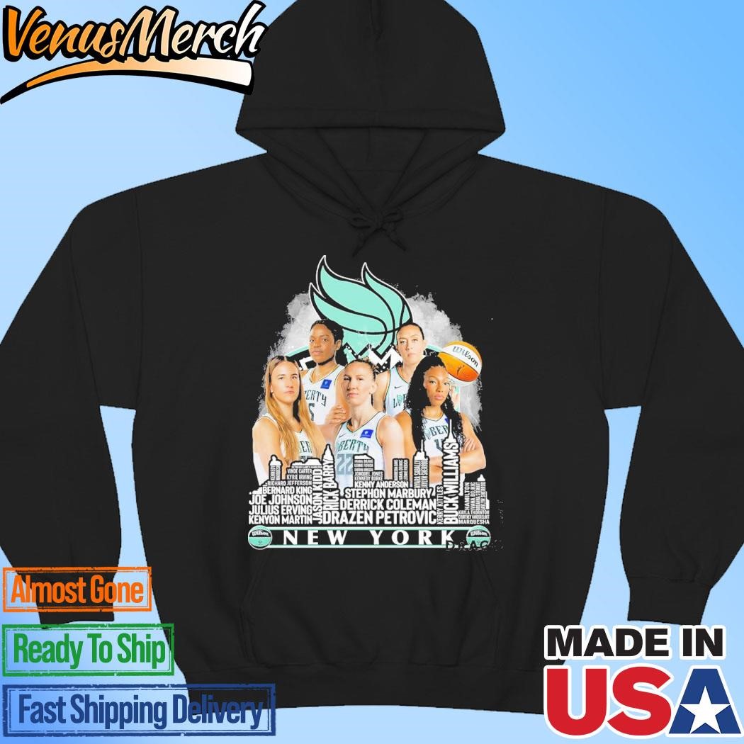 Official New York Liberty 2024 Rostter Unisex Hoodie