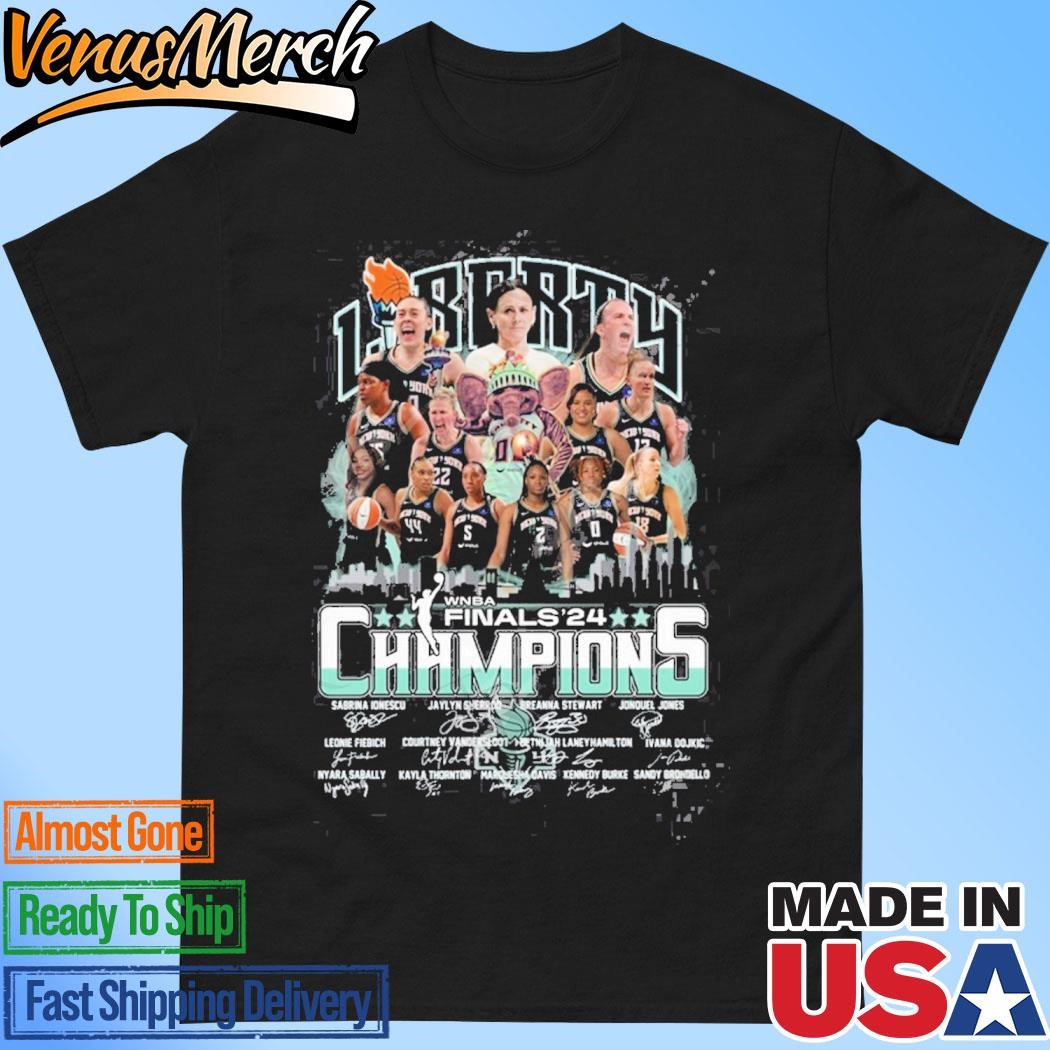 Official New York Liberty WNBA Finals ’24 Champions T-Shirt