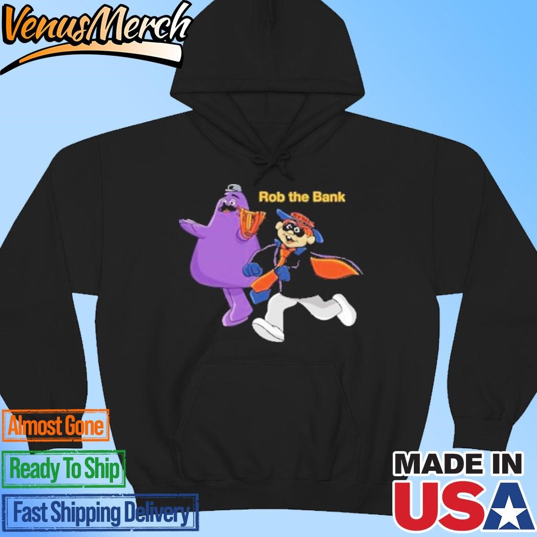 Official New York Mets Grimace Monster Rob The Bank Hoodie