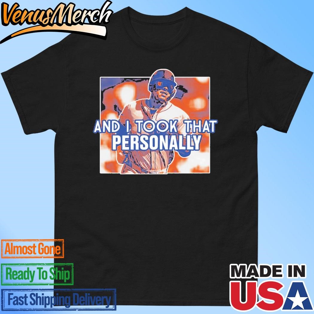 Official New York Mets Mark Vientos And I Took That Personally Shirt