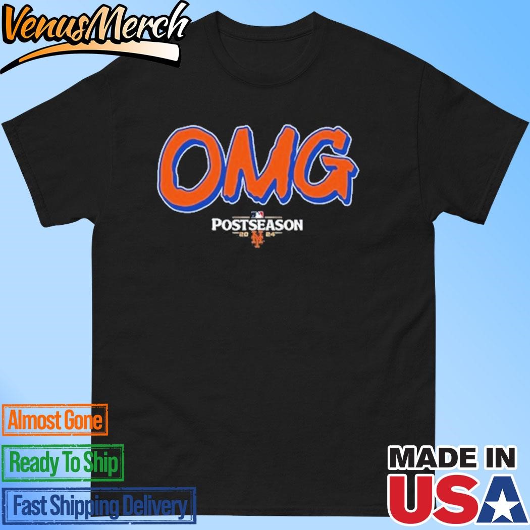 Official New York Mets Omg Postseason 2024 Shirt