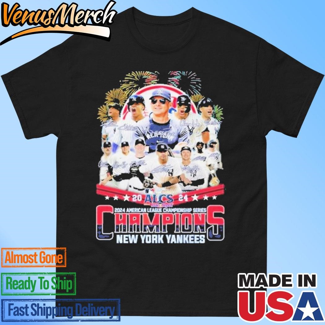 Official New York Yankees 2024 American League Championship Series Champs T-Shirt