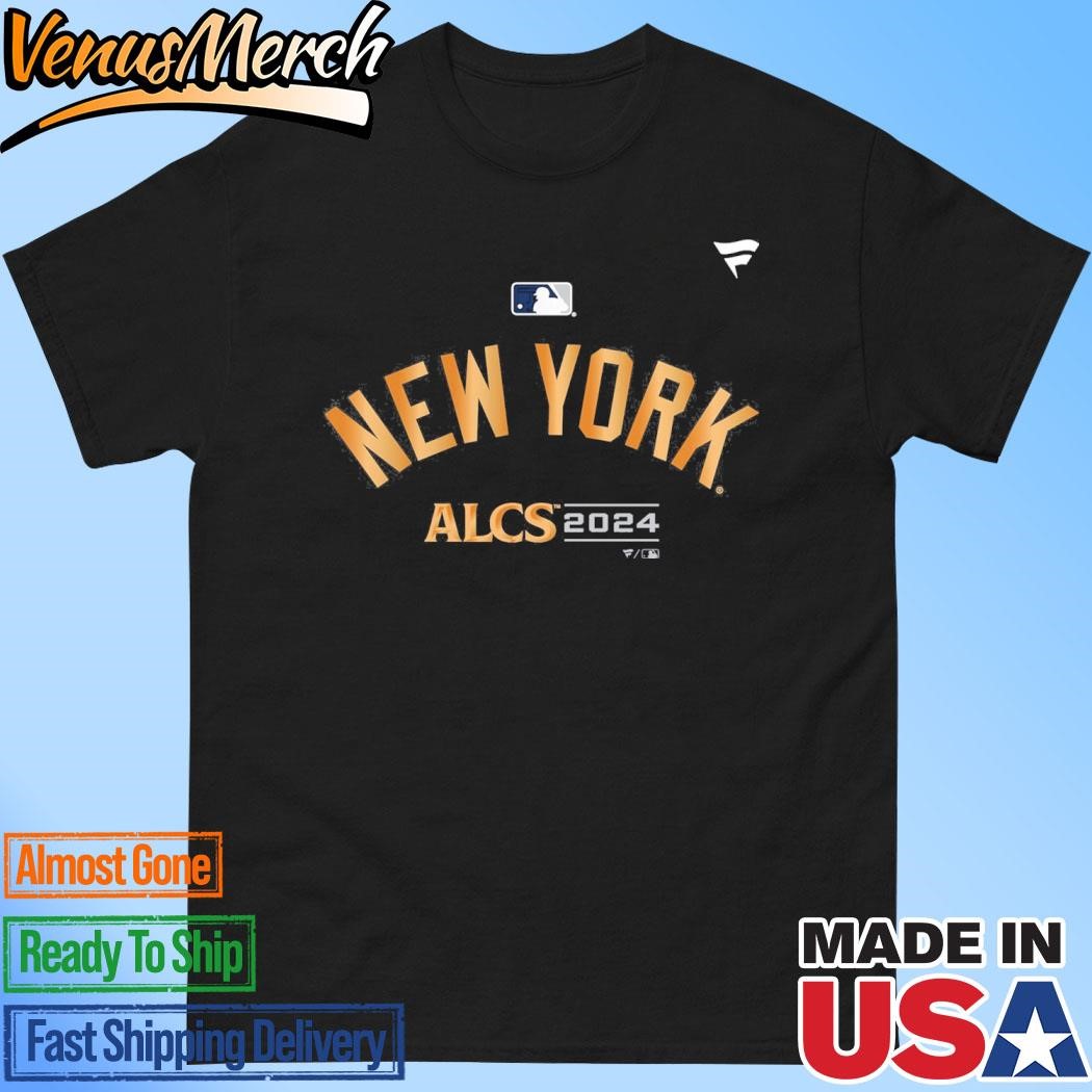 Official New York Yankees 2024 American League Division Series Champions Locker Room T-Shirt