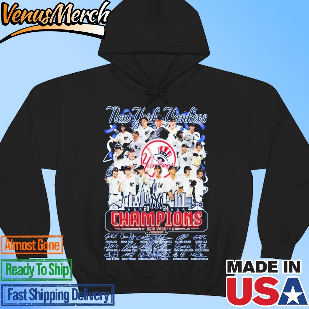 Official New York Yankees 2024 Champions MLB Hoodie