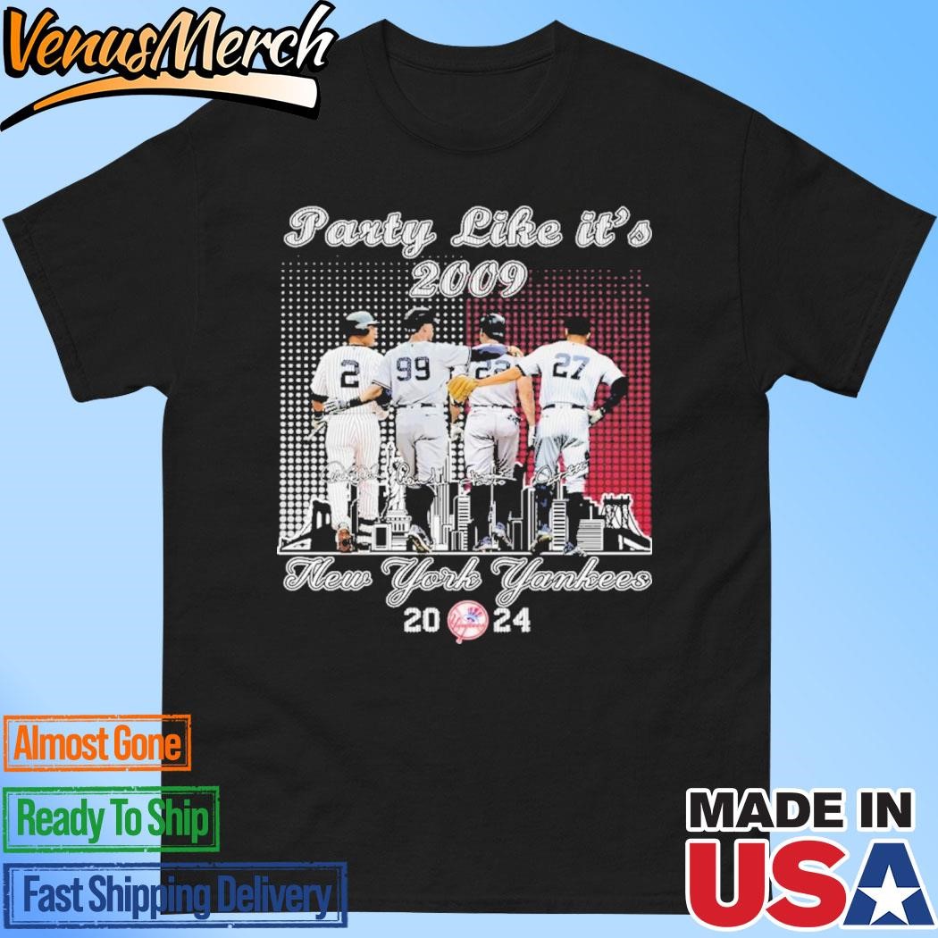 Official New York Yankees 2024 Party Like It’s 2009 Champions T-Shirt