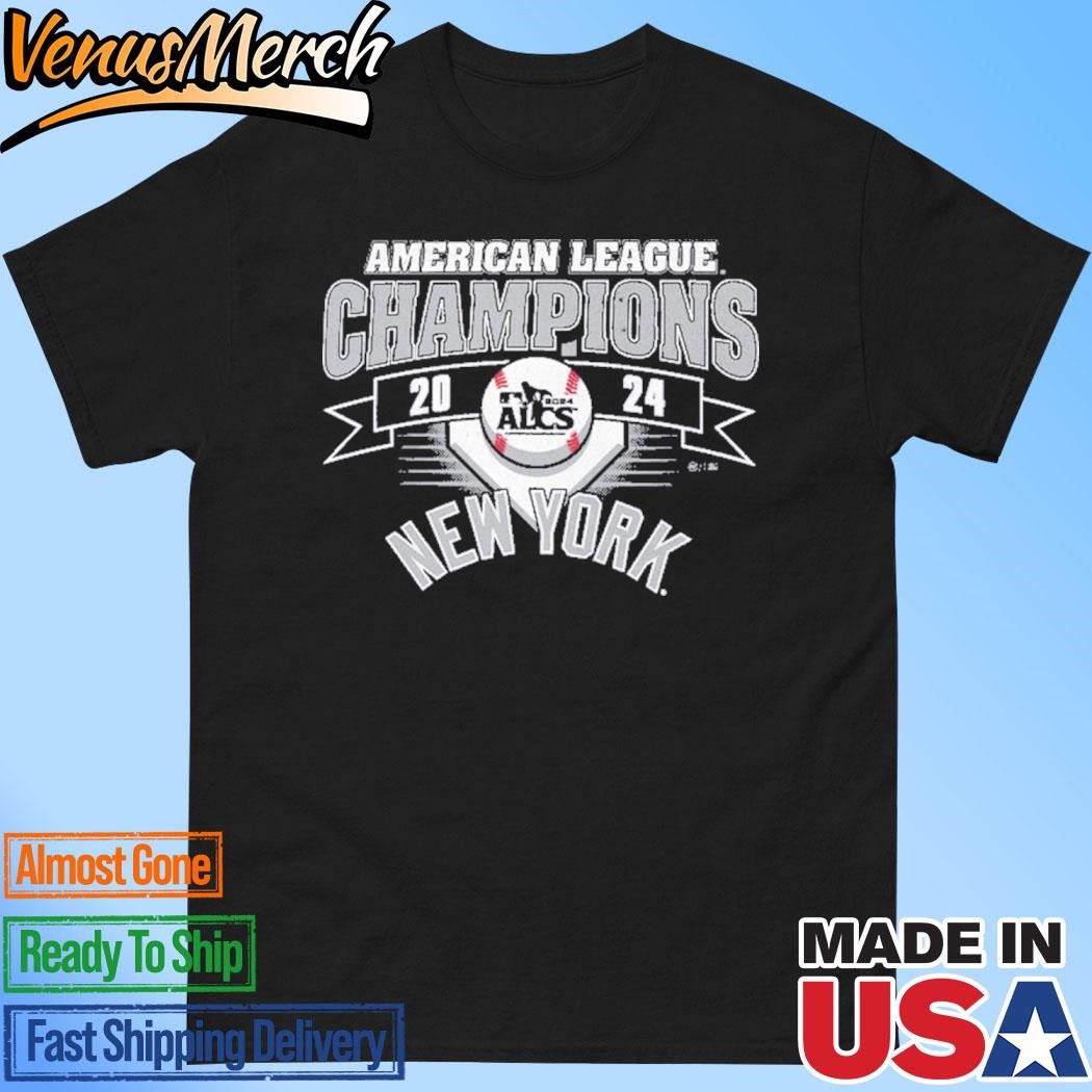 Official New York Yankees '47 Navy 2024 American League Champions Franklin T-Shirt