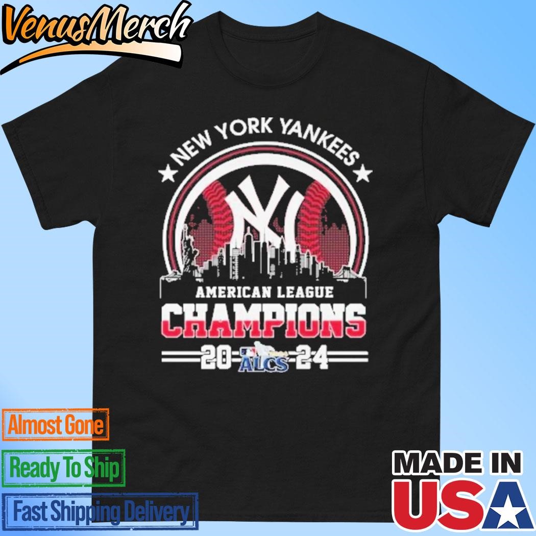 Official New York Yankees Celebrating 2024 American League Champions T-Shirt