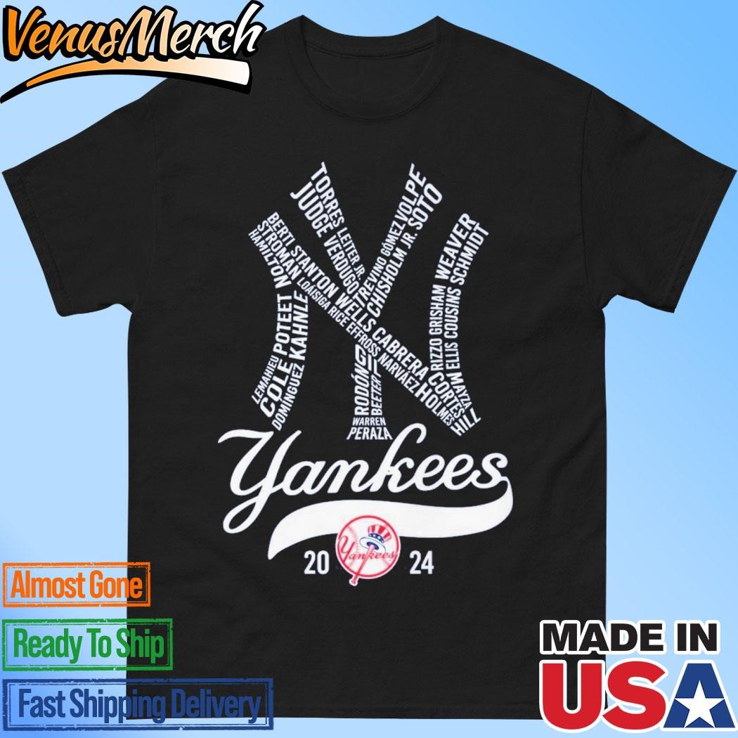 Official New York Yankees MLB 2024 T-Shirt