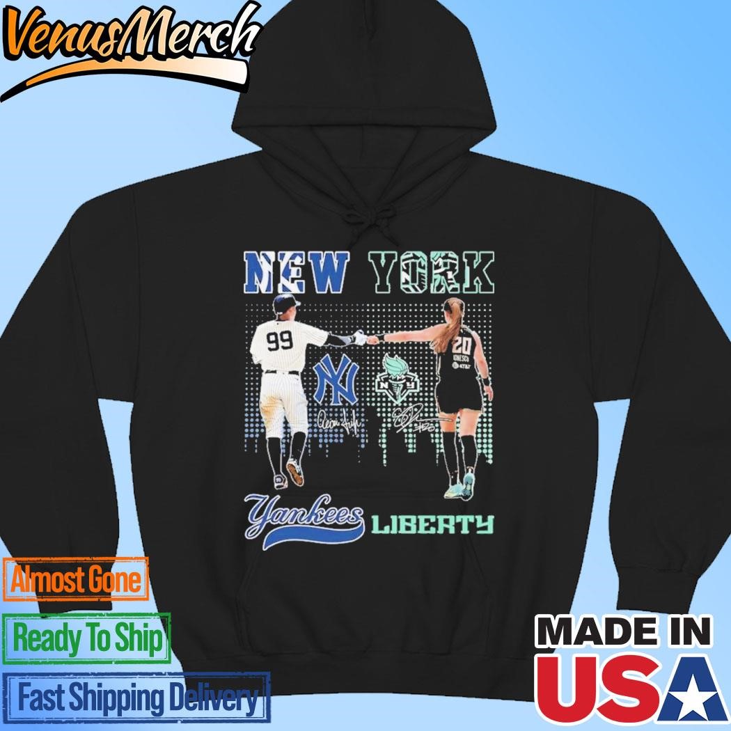 Official New York Yankees New York Liberty Pride Of New Yorker Hoodie