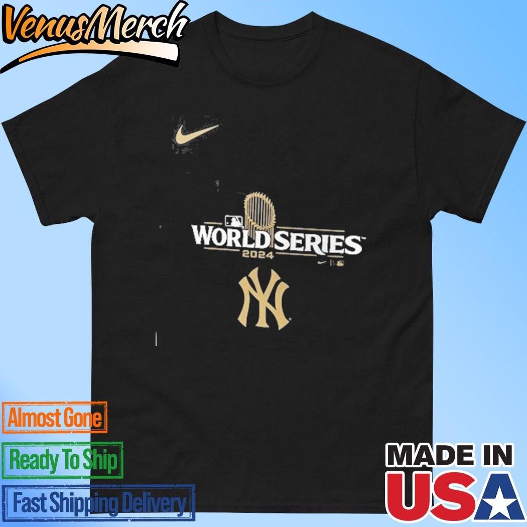 Official New York Yankees Nike 2024 World Series Trophy T-Shirt