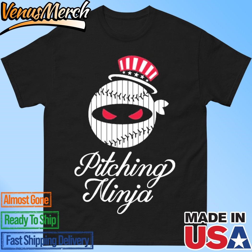 Official New York Yankees Pitching Ninja Top Hat Shirt