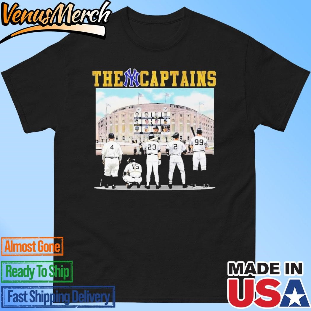 Official New York Yankees The Yankees Captain Squad 2024 T-Shirt