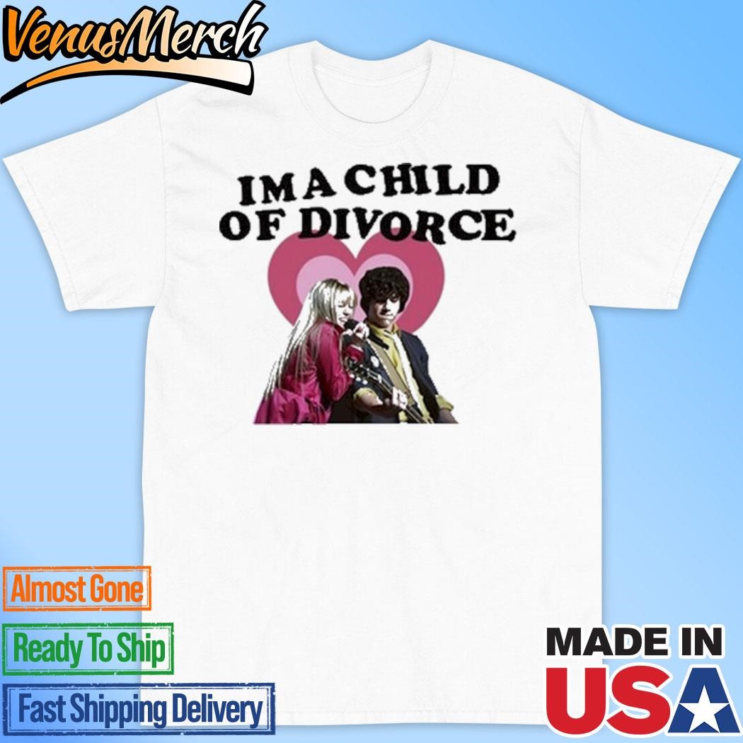 Official Nick Jonas And Miley Cyrus I'm A Child Of Divorce Shirt