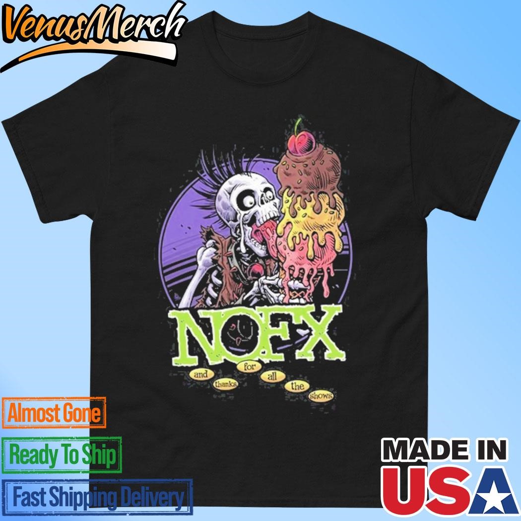 Official Nofx Big Cream Final Tour 2024 Limited T-Shirt