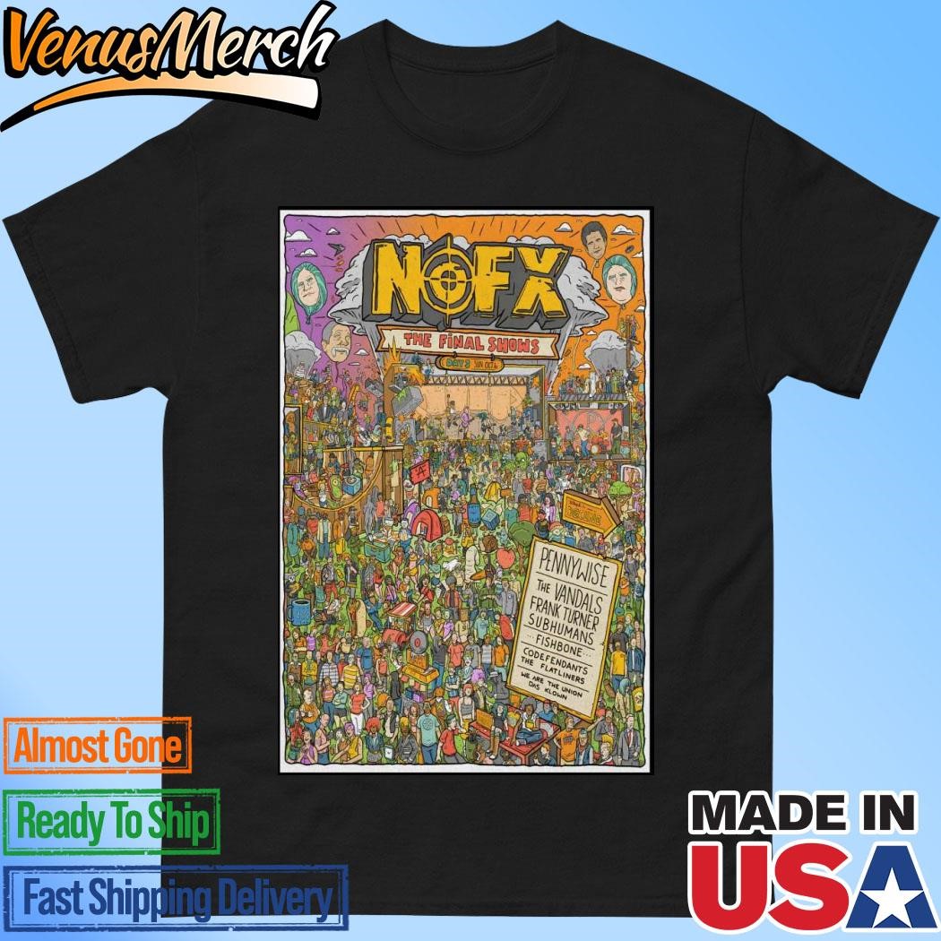 Official Nofx The Final Show October 6 2024 Poster Shirt