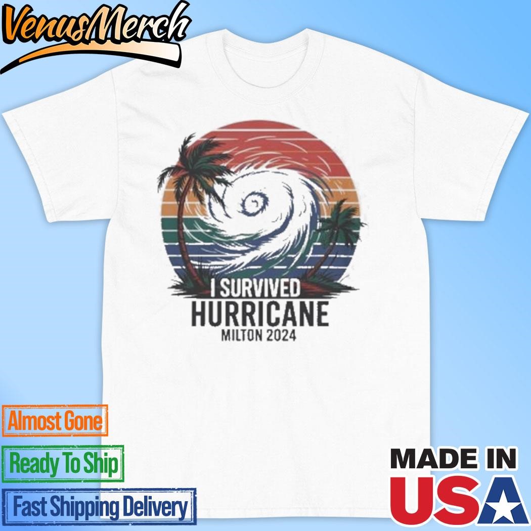 Official Nostalgia Hurricane Milton Survived Shirt