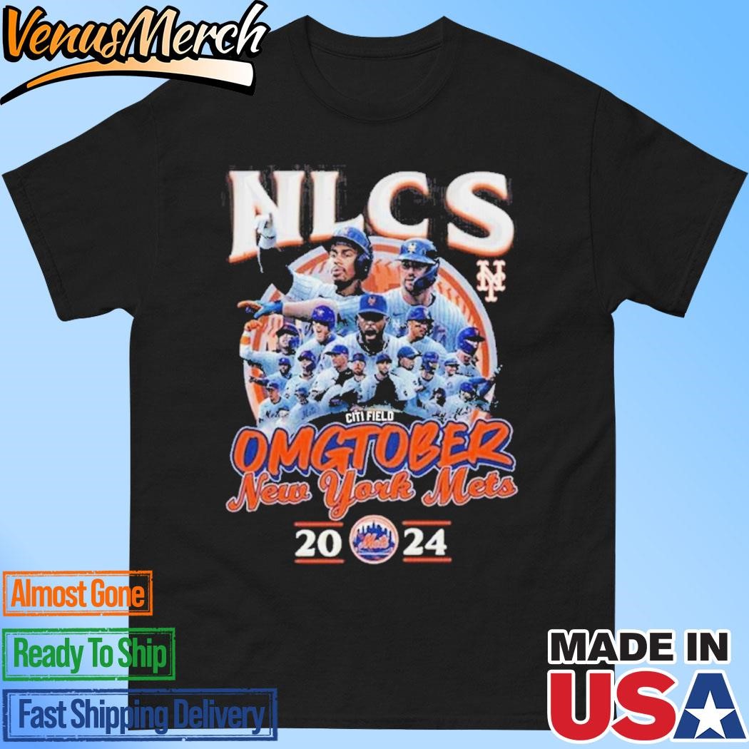 Official OMGTober New York Mets Citi Field NLCS 2024 T-Shirt