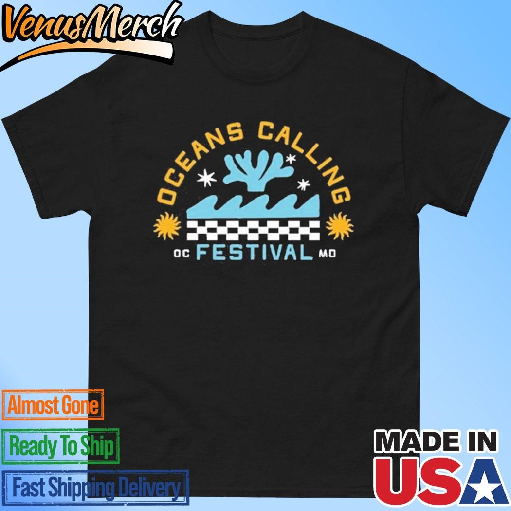 Official Oceans Calling Festival Checkered Shirt