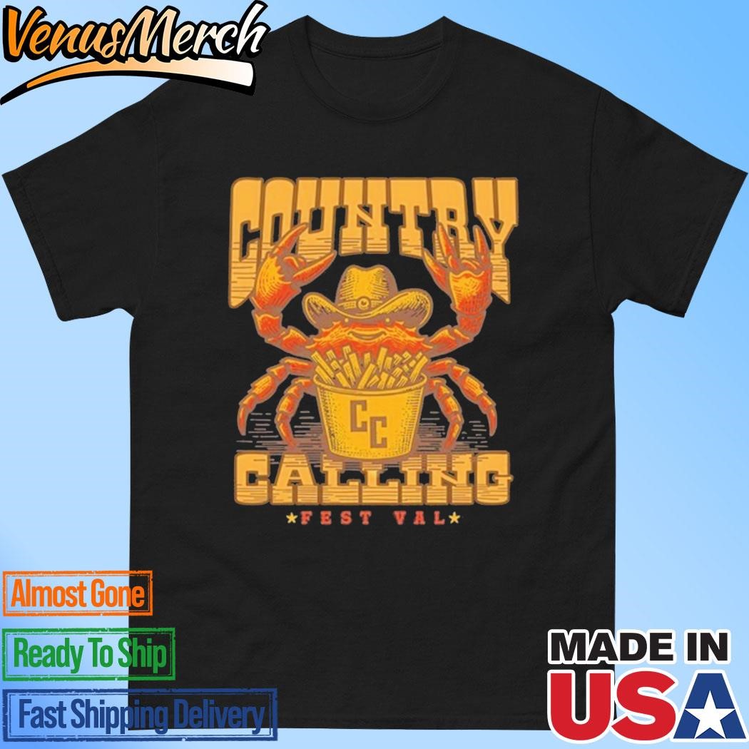 Official Oceans Calling Festival Country Calling Crab Shirt