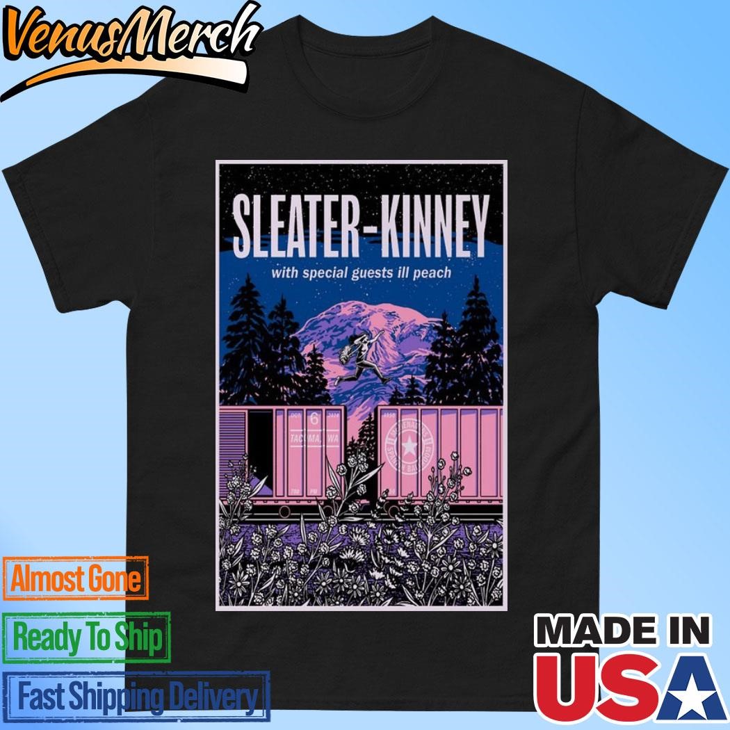 Official Oct 6 2024 Sleater-Kinney Tacoma, WA Mcmenamins Spanish Ballroom Tour Poster Shirt