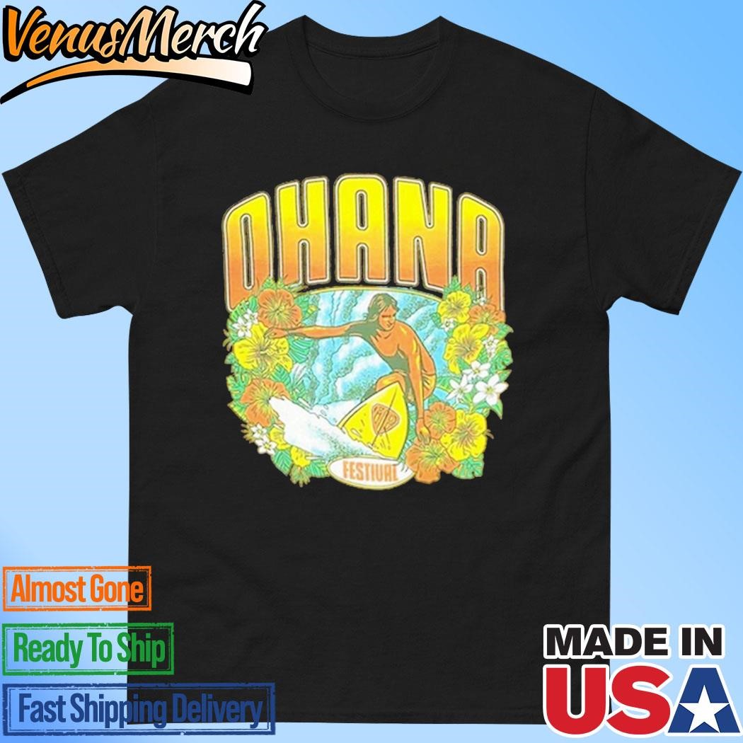 Official Ohana Festival Tropic Surf Shirt