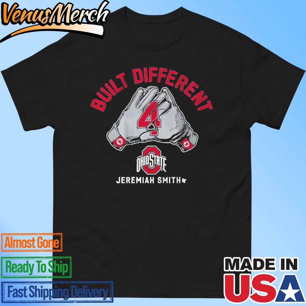 Official Ohio State Football Jeremiah Smith Built Different Shirt