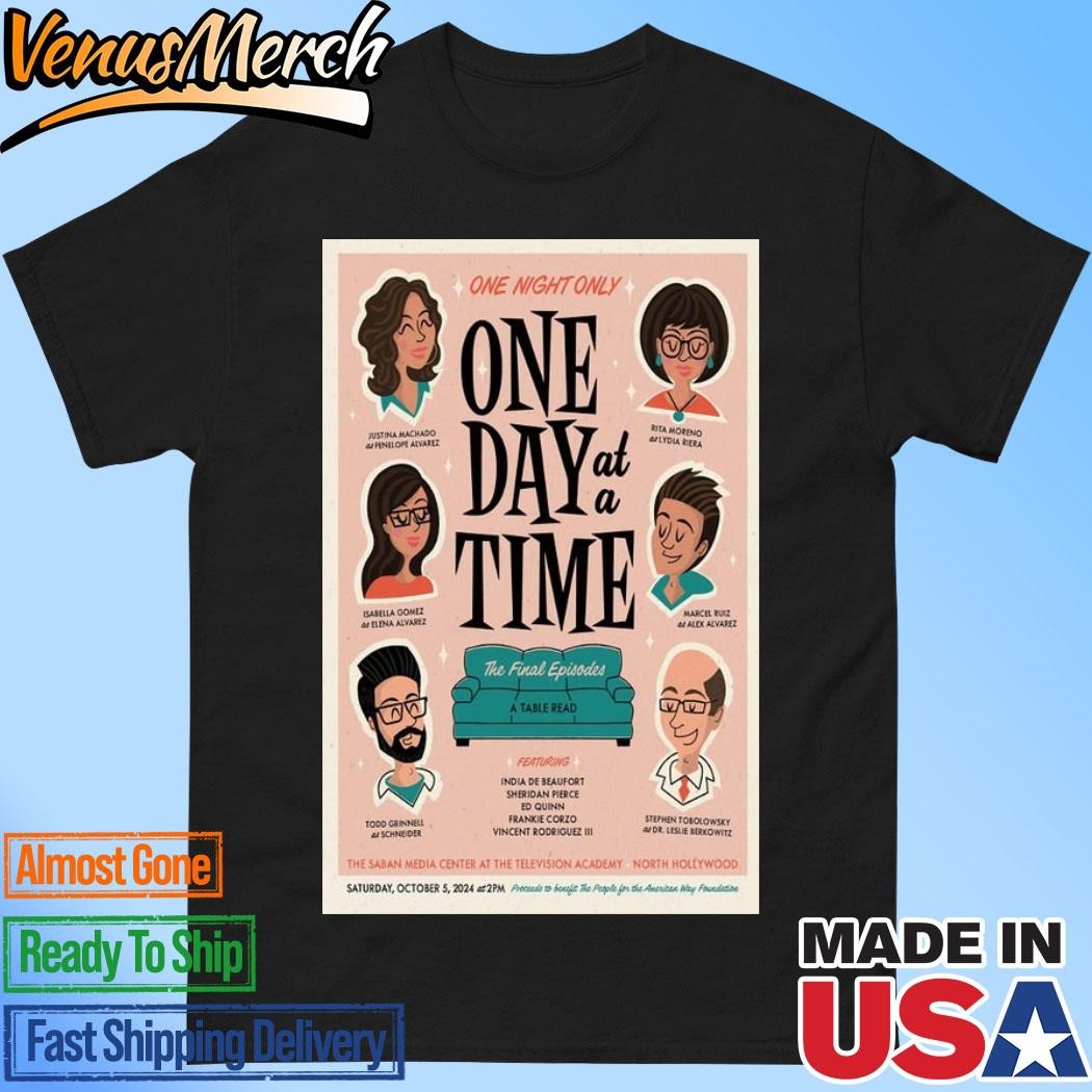 Official One Day At A Time October 5 2024 One Night Only Show Poster Shirt