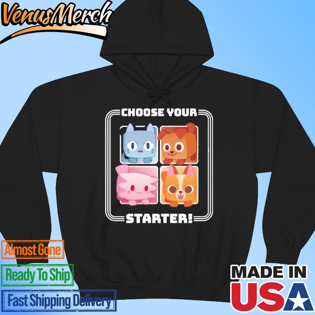 Official PET SIMULATOR Choose Your Starter Hoodie