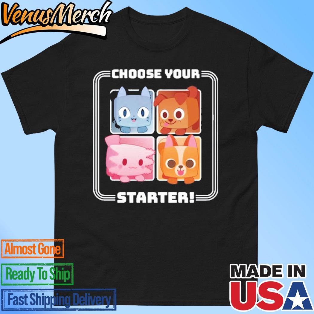 Official PET SIMULATOR Choose Your Starter Shirt