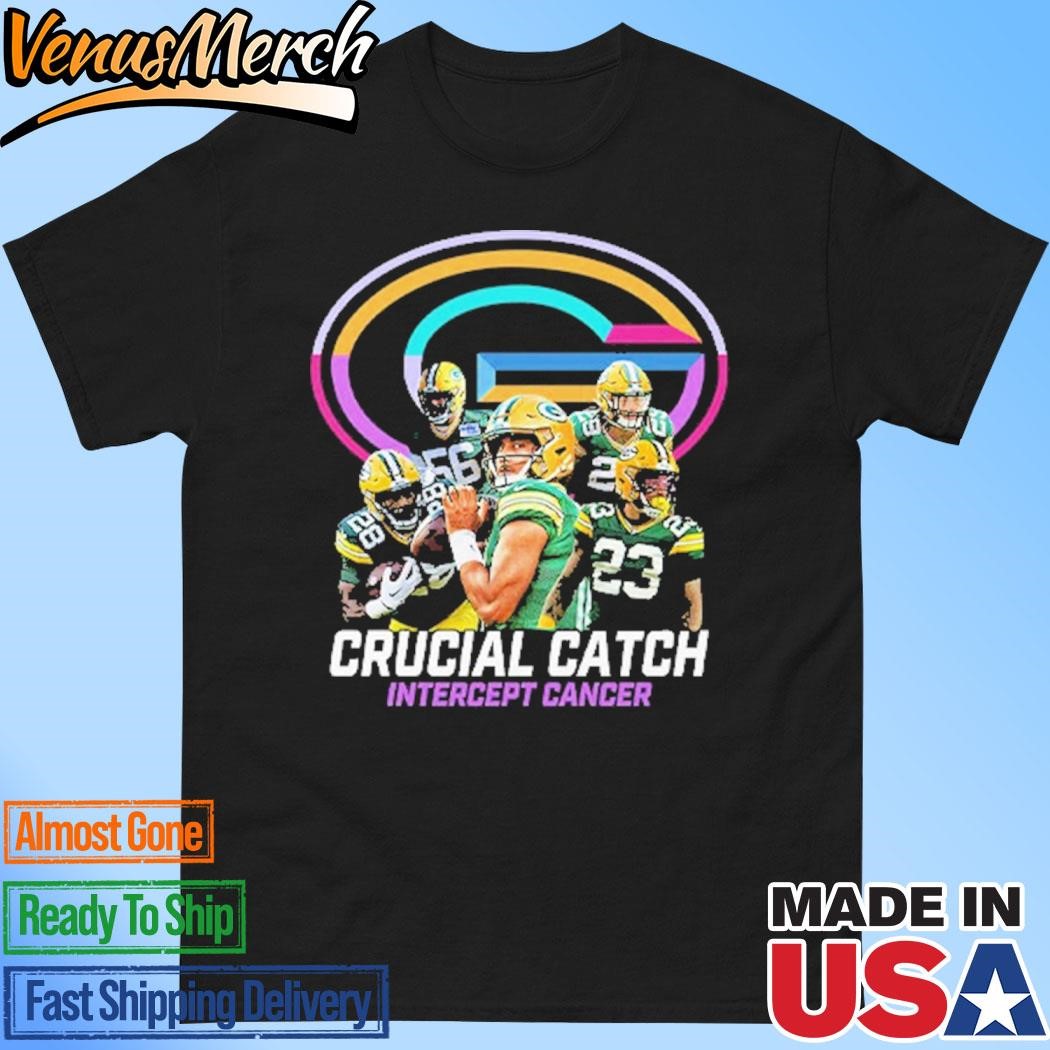 Official Packers Crucial Catch Intercept Cancer Shirt