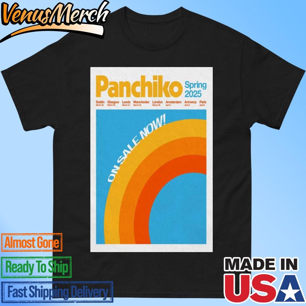 Official Panchiko On Sale Now Manchester Spring Paris 2024 Tour Poster Shirt