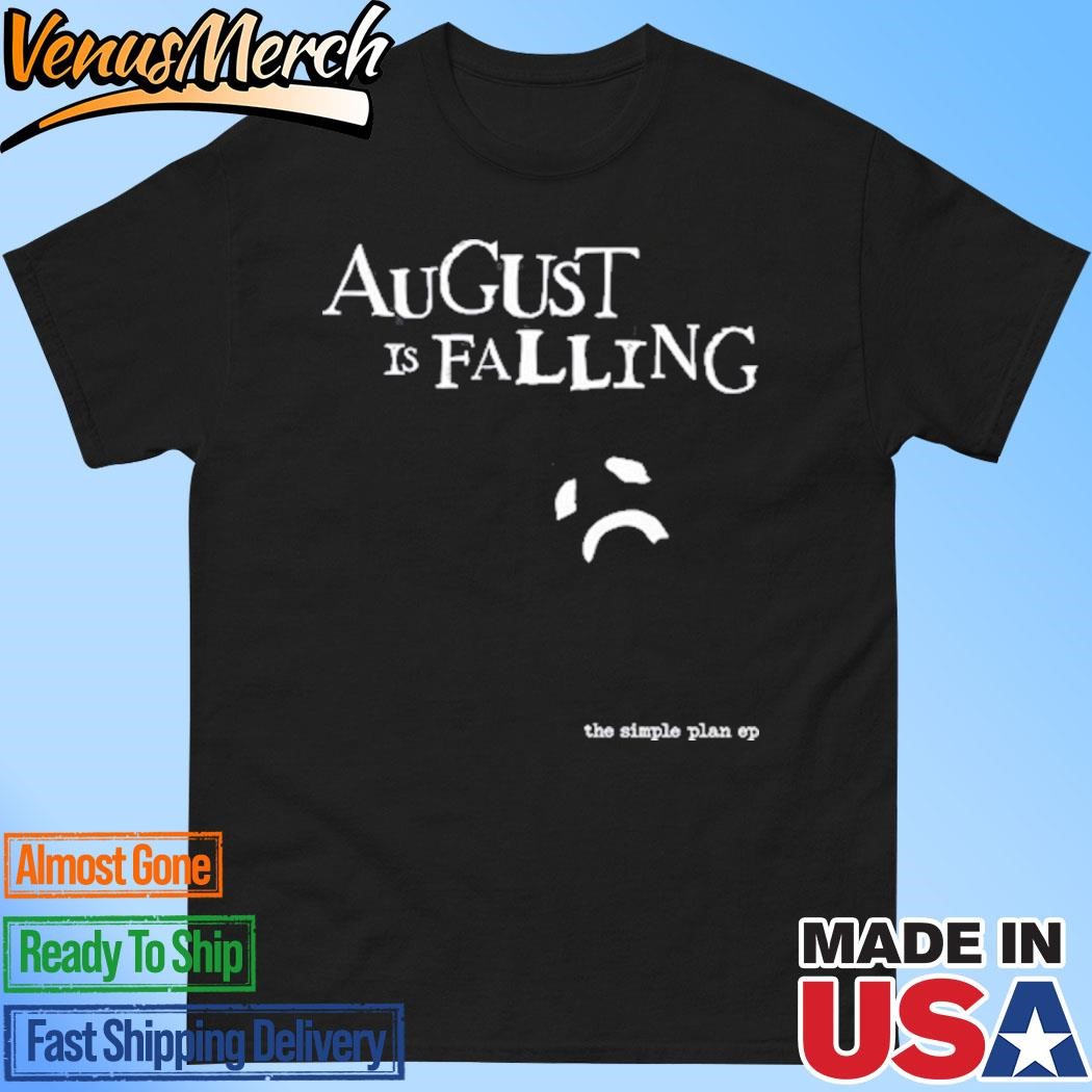 Official Pat Finnerty August Is Falling The Simple Plan Ep Shirt