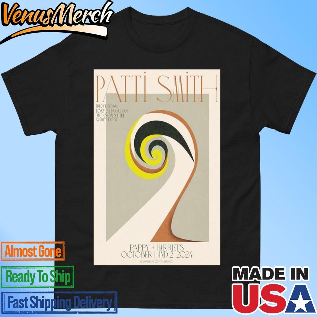 Official Patti Smith October 1-2 2024 In Pioneertown, CA Tour Poster Shirt